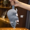 Miniatyrbild 4 av 5: 32/50/100 cm Rolig Simulering Mus Plyschleksak Supermjuka gosedjur Möss Plyschar Kudde Kudde Tecknad Peluche Parodileksaker Skicklighet 32cm Grey