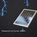 Miniatyrbild 4 av 5: 6w solvattenpump, USB uppladdningsbar soldammpump för soldriven fontän, dammluftning null none