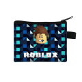 Miniatyrbild 1 av 4: Tredelad set med 3D-utskrift Roblox skolväska spel som omger Primär- och gymnasieelever Ryggsäck Satchel Pen Bag Coin Purse 10CM