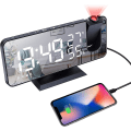 Miniatyrbild 1 av 3: Projektion Digital Väckarklocka För Sovrum, Radio Väckarklocka Med Projekt null none