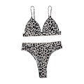 Miniatyrbild 1 av 5: Summer Beach Baddräkt Baddräkt Dam Baddräkt Leopard Bikini Split Baddräkt