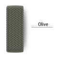 Miniatyrbild 1 av 4: Lämplig för äpplen Flätad Solo Loop Rem För Apple Watch Band Nylon 49mm 45 44 41 40 38mm 42mm Correa Armband iwatch Series 9 8 7 5 SE 6 Olive S