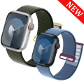 Miniatyrbild 2 av 4: Sportrem för Apple Watch Band 44 mm 40 mm 49 mm 45 mm 41 mm 42 mm 38 mm Nylon Correa iwatch ultra 2 Series 9 8 se 7 6 5 4 3 66 Kumquat 42mm-44mm-45mm-49mm