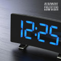 Miniatyrbild 3 av 4: Radioväckarklocka projektion Väckarklocka Digital väckarklocka - Flip Projection Display - 2 larm - 10 volymnivåer - Auto Dimmer - 15 Fm R null none