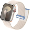 Miniatyrbild 4 av 4: Sportrem för Apple Watch Band 44 mm 40 mm 49 mm 45 mm 41 mm 42 mm 38 mm Nylon Correa iwatch ultra 2 Series 9 8 se 7 6 5 4 3 Winter Blue 38mm-40mm-41mm