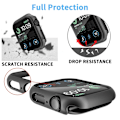 Miniatyrbild 4 av 4: Lämplig för äpplen Tempered Glass+ Cover för Apple Watch 9 8 7 45mm 41mm PC Bumper Skärmskydd Case iWatch Series 7 6 5 4 SE2 44mm 40mm matte 1 Stralight 41MM(Series7 8 9)