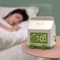 Miniatyrbild 3 av 3: Väckarklocka för mjölkkartong Tecknad elektronisk klocka för barn Elevspecifik timerväckarklocka green