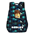 Miniatyrbild 2 av 4: ROBLOX Virtual World Primary Secondary School Skolväska Ryggsäck Mochila Ryggsäck kawaii Cartoon Presents Skolväska Mochila Fully printed bag--A