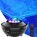 Miniatyrbild 5 av 5: Stjärnprojektor Intense LED Galaxylampa (Högtalare & Bluetooth)