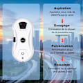 Miniatyrbild 5 av 6: LIECTROUX Fönsterputsrobot YW610 - Högpresterande, vattentank 30mL, intelligent autonom fönsterputsrobot Vit