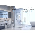 Miniatyrbillede 5 af 6: Robot Rude Vinduer - LIECTROUX HCR-10 - 2800 Pa - Reservoir 30ml - Automatisk rengøring - Intelligent autonom vinduesrengøringsrobot Vit