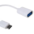 Miniatyrbild 3 av 3: USB 3.1 Type-C Hane till USB 2.0 A Hona OTG-kabel