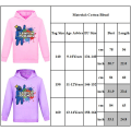 Miniatyrbilde 3 av 3: Roblox Rainbow Friends hettegenser med trykk H Black 150cm