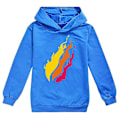 Miniatyrbild 1 av 3: Barn Pojkar Prestonplayz Långärmad Huvtröja Pullover Sweatshirt Toppar CNMR Blue 9-10 Years