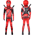 Pikkukuva 1 / 5: Deadpool Bodysuit Halloween Cosplay -asut lapsille Z Red S/110
