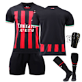 Miniatyrbillede 4 af 5: 22-23Ac Milan Hjemmebane IBRAHIMOVIC fodbolduniform voksendragt - 24(130-140cm)