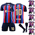 Pikkukuva 2 / 3: Barcelonan koti nro 10 Messi nro 8 Pedri jalkapallopaita / #9 6-7Y