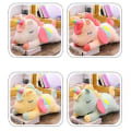 Miniatyrbilde 4 av 4: Unicorns plysjleketøy regnbuebursdagsgave til barn Z M