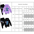 Miniatyrbild 3 av 3: Lilo Stitch Kid Pojkar Huvtröja Jogger Träningsbyxa 2 ST Kläder W purple purple 150cm