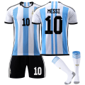 Miniatyrbild 1 av 2: 2022 Qatar World Cup argentinska landslaget Messi hemmatröja V XL