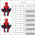 Miniatyrbild 7 av 7: Barn Pojkar Spiderman Kostym Finklänning Cosplay Party Halloween - red