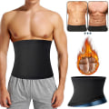 Miniatyrbillede 1 af 5: Tummy Reducer til mænd Sauna Body Shaper Trainer Corset - L-XL