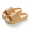 Miniatyrbillede 1 af 2: Kvinder Tykke Platform Cloud Slippers Z X khaki 38-39(250mm)