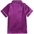 Pikkukuva 2 / 4: Satiinipyjamasetti lapsille: Napitettavat yövaatteet ja shortsit Z X Purple Suit for height 90 to 100cm