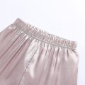 Miniatyrbillede 4 af 5: Satin pyjamassæt til børn: nattøj og shorts med knap-down Z X Champagne Suit for height 130 to 140cm