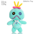 Miniatyrbild 1 av 6: Lilo & Stitch stoppad plyschleksak Mjuk bomullsdocka 22CM STITCH -1