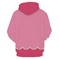 Miniatyrbillede 2 af 3: Mario Luigi Peach Bowser Donkey Kong Kostume Voksne Hoodies Unisex Langærmede Trøjer Super Mario Bros Film Hættetrøje Cosplay Kostumer Peach Peach M