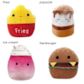 Pikkukuva 3 / 10: 20 cm Squishmallow-tyyny pehmolelu HAMBURGER HAMBURGER Z