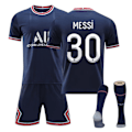 Miniatyrbillede 1 af 2: Fodboldsæt Fodboldtrøje Træningstrøje V Messi M(170-175cm)