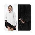 Miniatyrbilde 4 av 7: Snuggie Oversized hetteteppe med hette K black