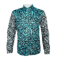 Miniatyrbilde 2 av 6: 3d digitl utskrift langermet eksotisk skjorte Hlloween Cosply kostyme for menn Z X a 5xl