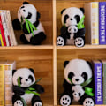 Miniatyrbilde 3 av 7: Plysj Panda utstoppede dyr gavedukke Y