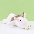 Miniatyrbilde 2 av 2: Triceratops Dinosaur Anxiety Toys Plysjkast -b 60x46x27cm Red Dragon