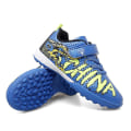 Miniatyrbillede 2 af 5: Drenge Fodboldsko Skridsikre fodboldsko Klamper Græs Fodbold Sneakers Yj3076 CNMR Blue 38