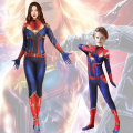 Miniatyrbilde 1 av 5: Captain Marvel Cos tights for kvinner Captain Marvel Costume / S