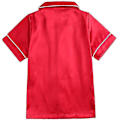 Pikkukuva 2 / 5: Satiinipyjamasetti lapsille: Napitettavat yövaatteet ja shortsit Z X Red Suit for height 130 to 140cm