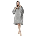 Miniatyrbillede 1 af 2: Pars hjemmetøj fortykket varm koldfoldet hættepyjamas CNMR gray