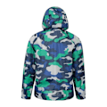 Pikkukuva 2 / 6: Mountain Warehouse Kids/Kids Pakka Camo Vedenpitävä takki Z X Blue 5-6 Years