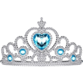 Miniatyrbilde 2 av 5: Elsa prinsessekjole + tiara/flette/hansker. 130 cl
