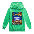 Miniatyrbillede 1 af 4: Forår Efterår Roblox Børnetøj Drenge Piger Grafisk T-shirt Teenagere Hættetrøjer Hættetrøje Top Børnetøj 2-16 år CNMR 140 9-10Y as show4