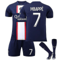 Pikkukuva 1 / 2: Mbappe 7 Pattern Soccer T-paidat Jersey Set lapsille CNMR 22