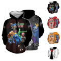 Miniatyrbilde 2 av 3: arn Roblox Rainbow Friends Hettegensere Sweatshirt Pullover Present Z B 140cm