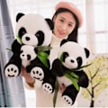 Miniatyrbilde 2 av 7: Plysj Panda utstoppede dyr gavedukke Y