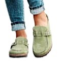 Miniatyrbild 1 av 5: Kvinnor Casual Comfy Clogs Mocka Slip On Sandaler Sommar Hem Offic . Green 41
