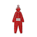 Miniatyrbild 2 av 4: Anime Teletubbies Kostym Vuxen jul Pyjamas Pyjamas Sovkläder Jumpsuit CNMR Red M