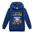 Miniatyrbillede 2 af 4: Forår Efterår Roblox Børnetøj Drenge Piger Grafisk T-shirt Teenagere Hættetrøjer Hættetrøje Top Børnetøj 2-16 år CNMR 120 5-6Y as show12